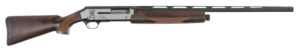 Browning 011412605 Silver Field Micro Midas Compact 20 Gauge Semi-Auto 3″ 4+1 26″ Matte Blued Back-Bored Vent Rib Barrel  Silver & Matte Bi-Tone Semi-Humpback Aluminum Receiver   Fixed Satin Turkish Walnut Stock  Right Hand