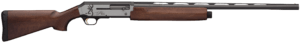 Browning 011412606 Silver Field Micro Midas Compact 20 Gauge Semi-Auto 3″ 4+1 24″ Matte Blued Back-Bored Vent Rib Barrel  Silver & Matte Bi-Tone Semi-Humpback Aluminum Receiver   Fixed Satin Turkish Walnut Stock  Right Hand
