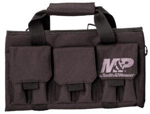 M&P Accessories 110028 Pro Tac Handgun Case Black Nylon Holds Handgun