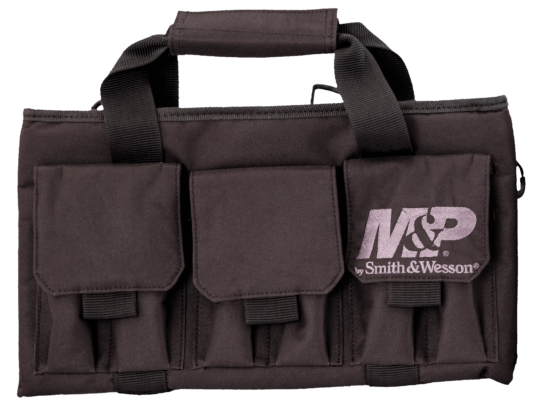 M&P Accessories 110028 Pro Tac Handgun Case Black Nylon Holds Handgun M&P Accessories 110028 Pro Tac Handgun Case Black Nylon Holds Handgun