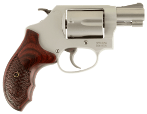 Smith & Wesson 170349 Model 637 Performance Center Enhanced Action 38 S&W Spl +P 5 Shot 1.88″ Stainless Steel Barrel/Cylinder Matte Silver Aluminum Alloy J-Frame Custom Wood Grip Internal Lock Smith & Wesson 170349 Model 637 Performance Center Enhanced Action 38 S&W Spl +P 5 Shot 1.88″ Stainless Steel Barrel/Cylinder Matte Silver Aluminum Alloy J-Frame Custom Wood Grip Internal Lock