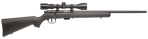 Savage Arms 96209 93R17 FXP 17 HMR Caliber with 5+1 Capacity 21" Barrel Matte Blued Metal Finish Matte Black Synthetic Stock & AccuTrigger Right Hand (Full Size) Includes 3-9x40mm Scope