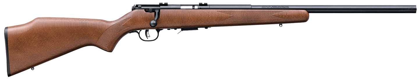 Savage Arms 96701 93R17 GV 17 HMR Caliber with 5+1 Capacity 21" Heavy Barrel Matte Blued Metal Finish Satin Hardwood Stock & AccuTrigger Right Hand (Full Size)