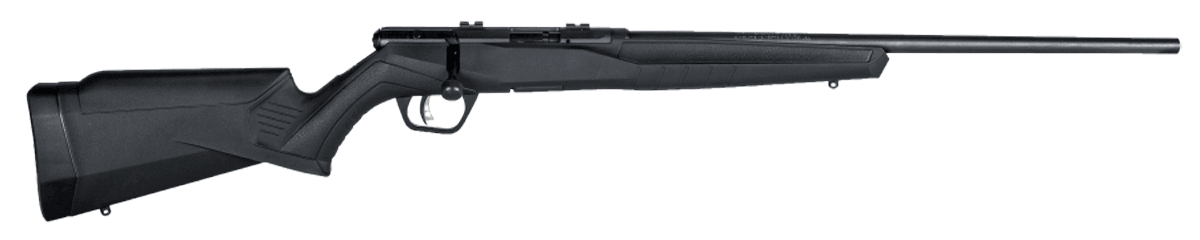 Savage Arms 70800 B17 F Bolt Action 17 HMR Caliber with 10+1 Capacity 21" Barrel Matte Blued Metal Finish & Matte Black Synthetic Stock Right Hand (Full Size)