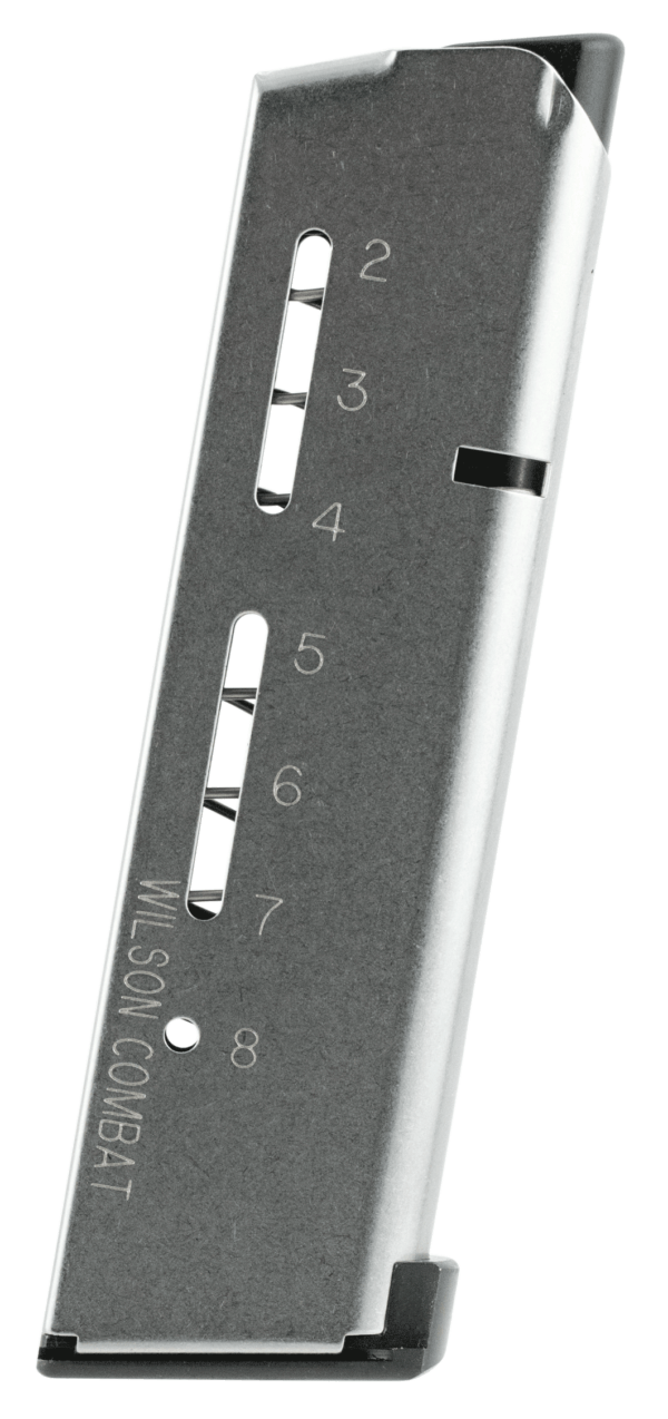 Wilson Combat 500C ETM  8rd Detachable w/ Lo-Profile Steel Floor Plate 45 ACP Fits Wilson Combat 1911 Elite Tactical Stainless Steel