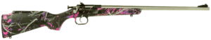 Crickett KSA2167 Youth 22 LR 1rd 16.12″ Stainless Steel Barrel Fixed Front/Adjustable Rear Peep Sights Hydro Dipped Muddy Girl Synthetic Stock w/11.5″ LOP Rebounding Firing Pin Safety Crickett KSA2167 Youth 22 LR 1rd 16.12″ Stainless Steel Barrel Fixed Front/Adjustable Rear Peep Sights Hydro Dipped Muddy Girl Synthetic Stock w/11.5″ LOP Rebounding Firing Pin Safety