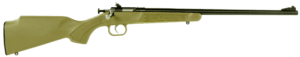 Crickett KSA2235 Youth  22 LR 1rd 16.12″ Blued Barrel & Receiver  Fixed Front/Adjustable Rear Peep Sights  Desert Tan Synthetic Stock w/11.5″ LOP  Rebounding Firing Pin Safety