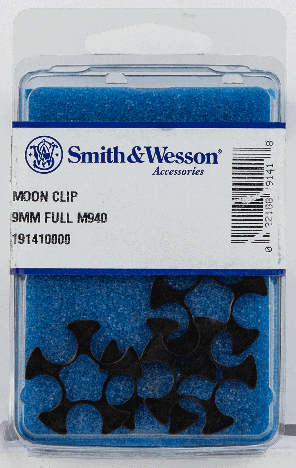 Smith & Wesson 191410000 Moon Clip Full S&W 940 9mm Luger 5rd Black Steel Smith & Wesson 191410000 Moon Clip Full S&W 940 9mm Luger 5rd Black Steel