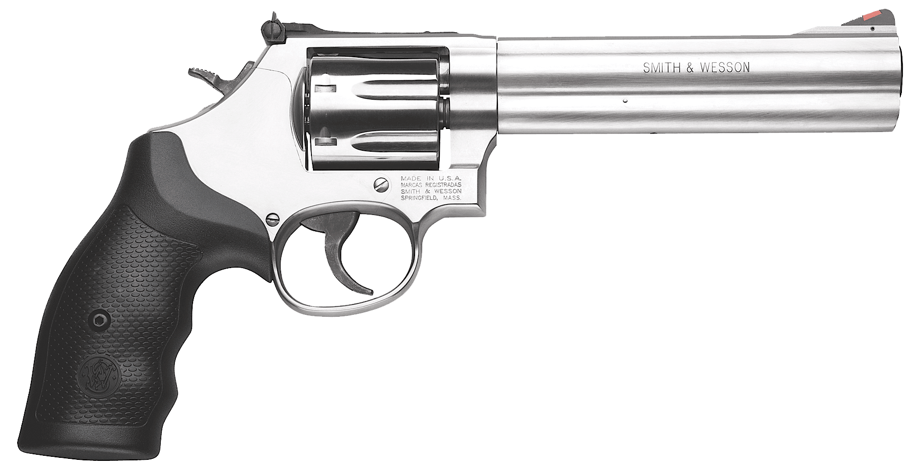 Smith & Wesson 164198 Model 686 Plus 357 Mag or 38 S&W Spl +P Stainless Steel 6″ Barrel & 7rd Cylinder Satin Stainless Steel L-Frame Red Ramp Front/White Outline Rear Sights Internal Lock Smith & Wesson 164198 Model 686 Plus 357 Mag or 38 S&W Spl +P Stainless Steel 6″ Barrel & 7rd Cylinder Satin Stainless Steel L-Frame Red Ramp Front/White Outline Rear Sights Internal Lock
