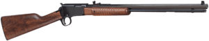 Henry H003T Small Game  Full Size 22 Long/22 LR/22 Short/16 LR/21 Short 20″ Blued Octagon Barrel  Black Steel Receiver  American Walnut Wood