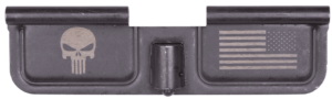 Spikes SED7005 Ejection Port Door Punisher and Flag AR-15 Black Phosphate Steel Spikes SED7005 Ejection Port Door Punisher and Flag AR-15 Black Phosphate Steel