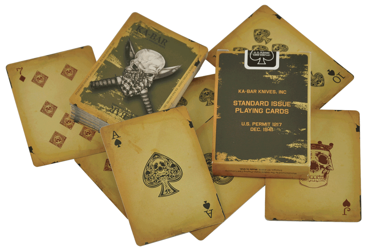 Ka-Bar 9914 Ka-Bar Playing Cards Multi-Color 3.50″ Doubles as Trail Markers Ka-Bar 9914 Ka-Bar Playing Cards Multi-Color 3.50″ Doubles as Trail Markers