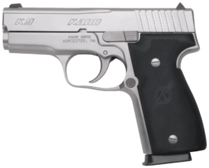 Kahr Arms K9093A K9 9mm Luger 7+1/8+1 3.47″ Stainless Polygonal Rifled Barrel Matte Serrated Stainless Steel Slide Matte Stainless Steel Frame Black Textured Wraparound Polymer Grip Right Hand Kahr Arms K9093A K9 9mm Luger 7+1/8+1 3.47″ Stainless Polygonal Rifled Barrel Matte Serrated Stainless Steel Slide Matte Stainless Steel Frame Black Textured Wraparound Polymer Grip Right Hand