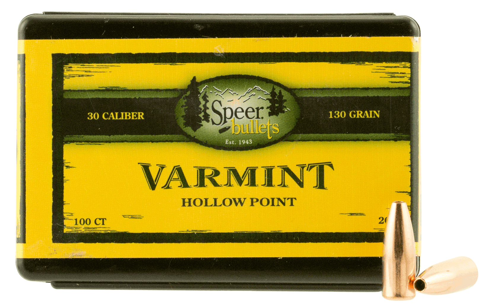 Speer 2005 Varmint 30 Cal .308 130 gr Jacket Hollow Point 100rd Box/ 5 Case Speer 2005 Varmint 30 Cal .308 130 gr Jacket Hollow Point 100rd Box/ 5 Case