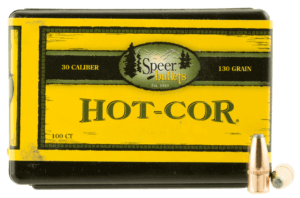 Speer 2007 Hot-Cor  30 Cal .308 130 gr Soft Point Flat Nose 100rd Box/ 5 Case