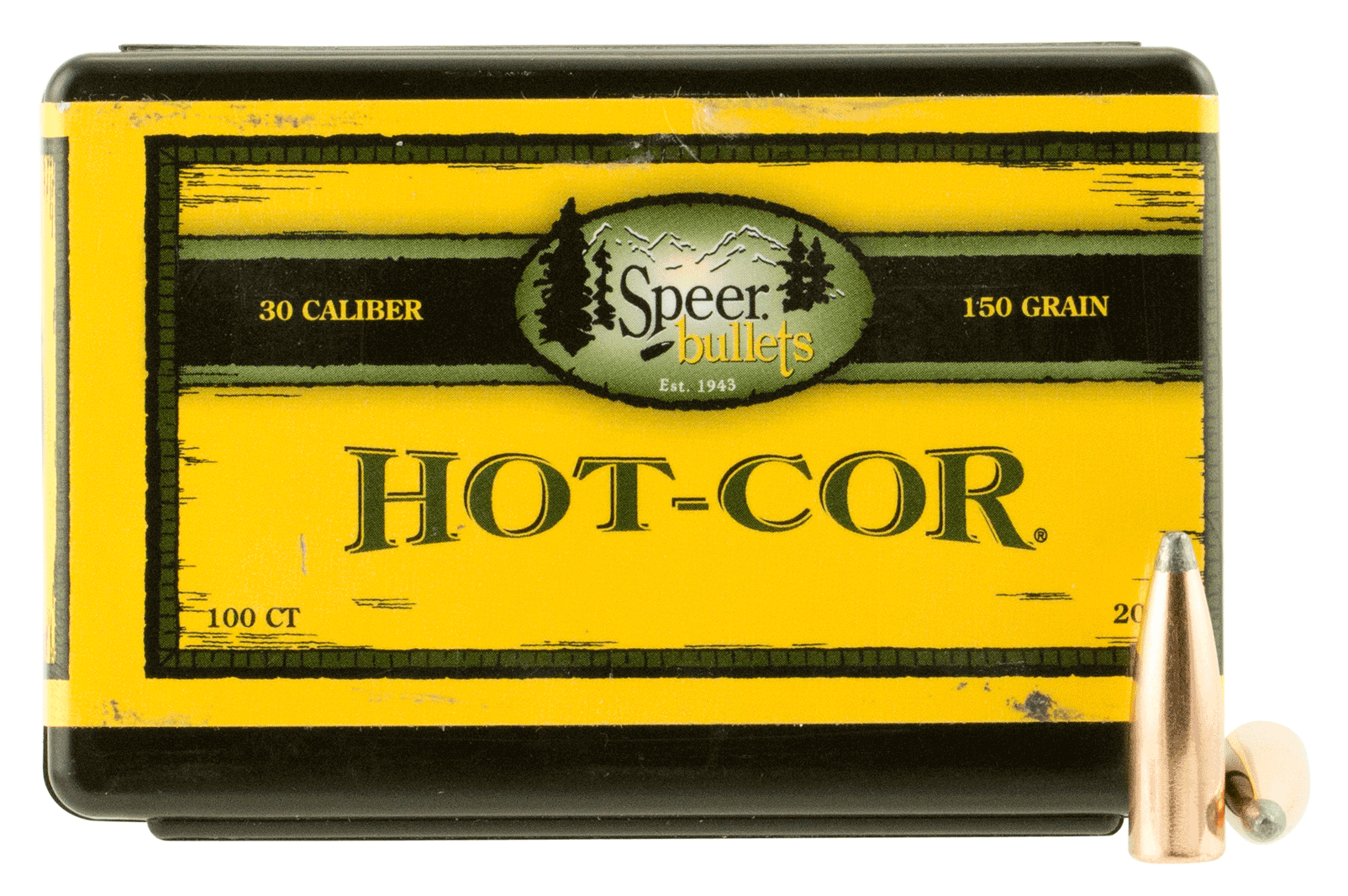 Speer 2023 Hot-Cor 30 Cal .308 150 gr Spitzer Soft Point 100rd Box/ 5 Case Speer 2023 Hot-Cor 30 Cal .308 150 gr Spitzer Soft Point 100rd Box/ 5 Case