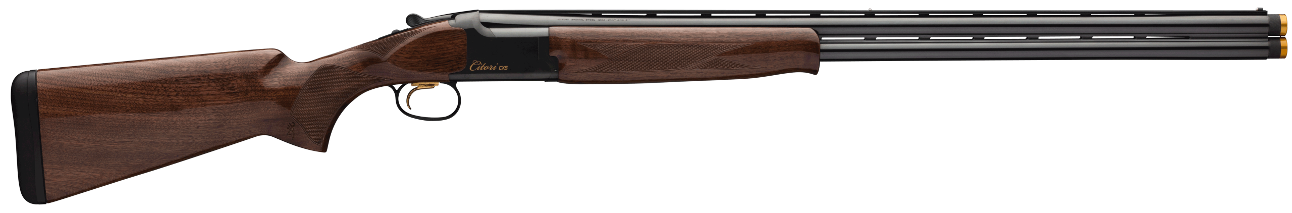 Browning 018073304 Citori CXS 12 Gauge Break Open 3" 2rd 28" Polished Blued Back-Bored Vent Rib Barrel Polished Blued Steel Receiver Fixed Gloss Black Walnut Wood Stock