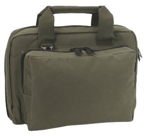 US PeaceKeeper P21106 Mini Range Bag Water Resistant OD Green 600D Polyester with 8 Mag Pockets  Lockable Zippers & Wraparound Handles 12.75″ L x 8.75″ H x 3″ D Exterior Dimensions