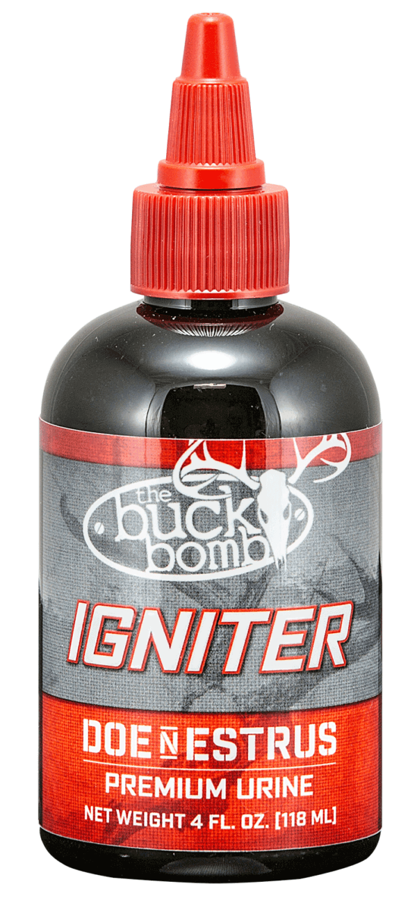 The Buck Bomb 200008 Igniter Deer Attractant Doe In Estrus Scent 4 oz Squeeze Bottle The Buck Bomb 200008 Igniter Deer Attractant Doe In Estrus Scent 4 oz Squeeze Bottle
