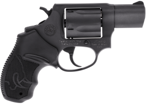 Taurus 2605021 605 38 Special +P or 357 Mag 5 Shot 2" Barrel Overall Matte Black Oxide Finish Steel Finger Grooved Black Rubber Grip & Fixed Sights