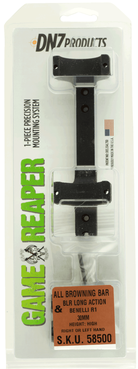 DNZ 58500 Game Reaper-Browning Scope Mount/Ring Combo Matte Black 30mm