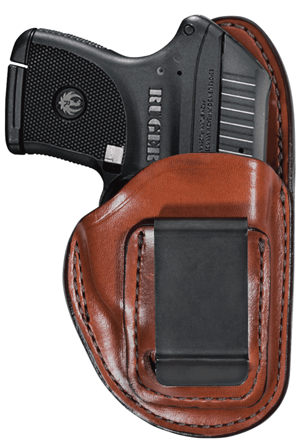 Bianchi 19224 100 Professional  Size 08 IWB Leather Tan Belt Clip Fits Sig P238/Colt Pony/Springfield 911 Right Hand