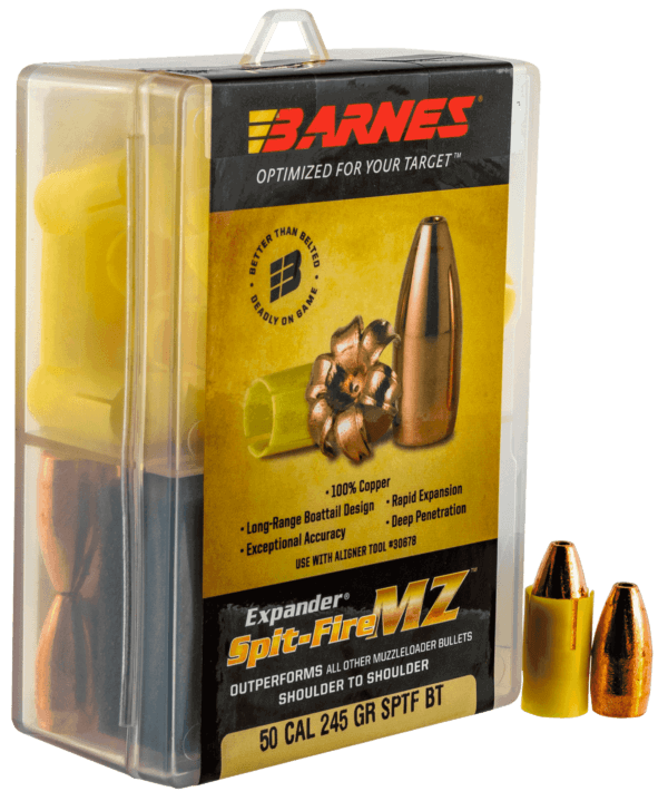 Barnes Bullets 30574 Spit-Fire MZ Expander 50 Spit-FireMZ 245gr 24rd/Box