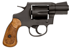 Rock Island 51283 M206 *CA Compliant Small Frame 38 Special 6rd 2″ Black Parkerized Steel Barrel  Cylinder & Frame  Checkered Wood Grip  Transfer Bar Safety