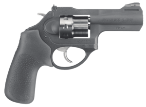 Ruger 5435 LCRx  22 LR 3″ Matte Black Barrel  8rd  PVD Finished Cylinder  Matte Black 7000-Series Aluminum Frame  Hogue Tamer Monogrip