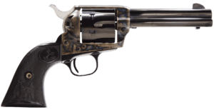 Colt Mfg P1640 Single Action Army Peacemaker 357 Mag 6 Shot 4.75″ Blued Barrel & Cylinder  Color Case Hardened Frame  Black Polymer Grip