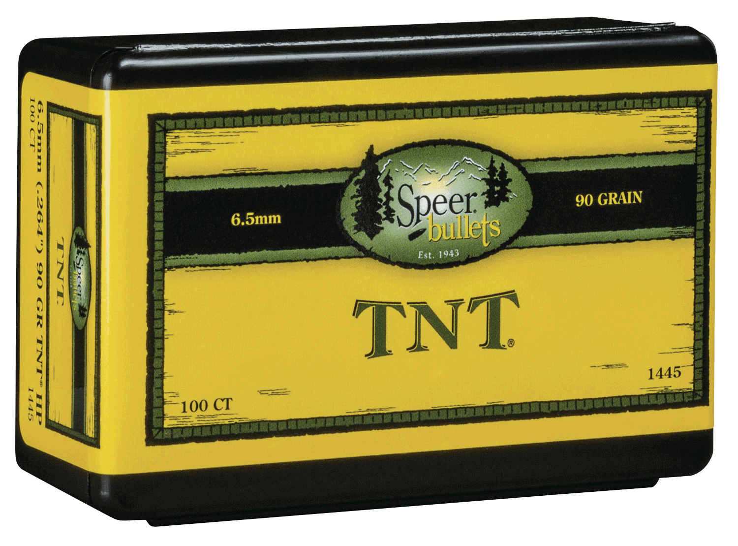 Speer 1445 TNT 6.5 Creedmoor .264 90 gr Jacket Hollow Point 100rd Box/ 5 Case Speer 1445 TNT 6.5 Creedmoor .264 90 gr Jacket Hollow Point 100rd Box/ 5 Case