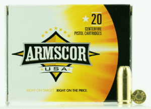 Armscor FAC3803N USA 380ACP 95gr Jacketed Hollow Point 20rd Box Armscor FAC3803N USA 380ACP 95gr Jacketed Hollow Point 20rd Box