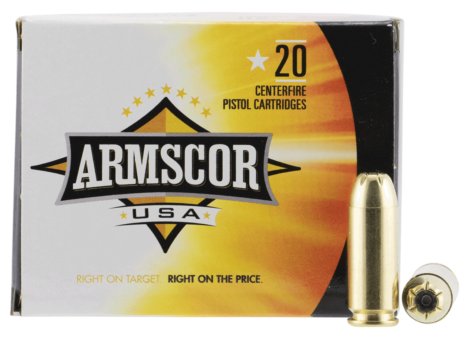 Armscor FAC103N USA 10mmAuto 180gr Jacketed Hollow Point 20rd Box Armscor FAC103N USA 10mmAuto 180gr Jacketed Hollow Point 20rd Box