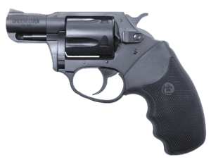 Charter Arms 13820 Undercover Lite  Small 38 Special  5 Shot 2″ Black Stainless Steel Barrel & Cylinder  Black Passivate Aluminum Frame w/Black Finger Grooved Rubber Grip  Exposed Hammer