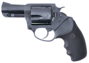 Charter Arms 14420 Bulldog  Large Frame 44 S&W Spl 5 Shot 2.50″ Black Stainless Steel Barrel  Cylinder & Frame  Black Finger Grooved Rubber Grip  Exposed Hammer