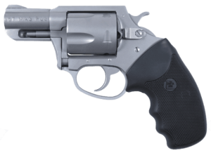 Charter Arms 73520 Mag Pug  Large 357 Mag  5 Shot 2.20″ Matte Stainless Steel Ported Barrel  Matte Stainless Steel Cylinder & Frame w/Black Finger Grooved Rubber Grip