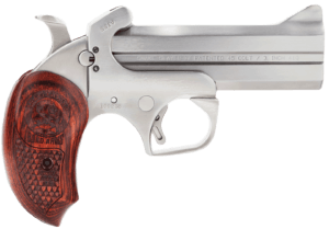 Bond Arms BASS4 Snakeslayer IV 45 Colt (LC) 2rd 4.25″ Barrel Stainless Metal Finish Blade Front/Fixed Rear Sights Automatic Extractors & Rebounding Hammer Extended Rosewood Grip Manual Safety Bond Arms BASS4 Snakeslayer IV 45 Colt (LC) 2rd 4.25″ Barrel Stainless Metal Finish Blade Front/Fixed Rear Sights Automatic Extractors & Rebounding Hammer Extended Rosewood Grip Manual Safety