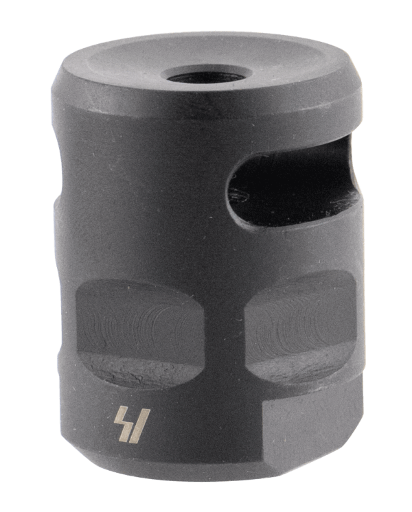 Strike Industries WHCOMP556 WarHog Comp  Black Steel with 1/2″-28 tpi Threads  1.27″ OAL & 0.26″ Diameter for 223 Rem  5.56x45mm NATO AR-Platform