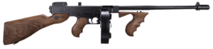 Thompson T150D 1927A-1 Deluxe 45 ACP Caliber with 16.50ā³ Barrel 20+1 Capacity (Stick) 50+1 Capacity (Drum) Blued Metal Finish American Walnut Stock Wood Grip Right Hand Thompson T150D 1927A-1 Deluxe 45 ACP Caliber with 16.50ā³ Barrel 20+1 Capacity (Stick) 50+1 Capacity (Drum) Blued Metal Finish American Walnut Stock Wood Grip Right Hand