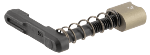 Strike Industries ARSMCFDE Magazine Catch made of Black Steel with Flat Dark Earth 6061-T6 Aluminum Release Button for AR-Platform Strike Industries ARSMCFDE Magazine Catch made of Black Steel with Flat Dark Earth 6061-T6 Aluminum Release Button for AR-Platform