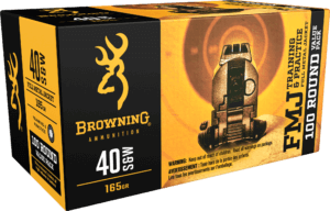 Browning Ammo B191800404 FMJ Value Pack 40S&W 165gr Full Metal Jacket 100rd Box/5 Case Browning Ammo B191800404 FMJ Value Pack 40S&W 165gr Full Metal Jacket 100rd Box/5 Case