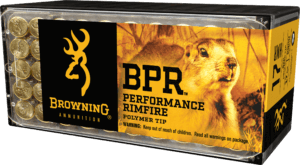 Browning Ammo B195117050 BPR Performance Rimfire 17HMR 17gr Polymer Tip 50rd Box Browning Ammo B195117050 BPR Performance Rimfire 17HMR 17gr Polymer Tip 50rd Box