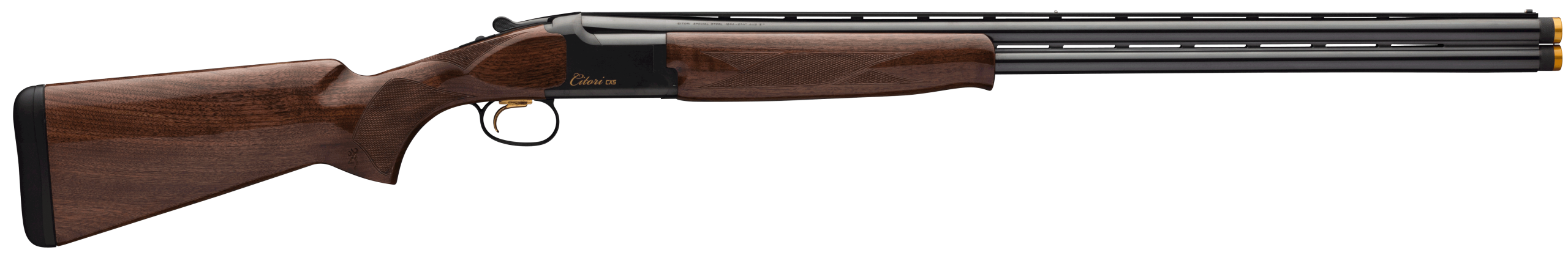 Browning 018073302 Citori CXS 12 Gauge Break Open 3" 2rd 32" Polished Blued Back-Bored Vent Rib Barrel Polished Blued Steel Receiver Fixed Gloss Black Walnut Wood Stock