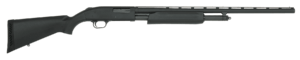 Mossberg 56436 500 All Purpose Field 20 Gauge 5+1 3″ 26″ Vent Rib Barrel  Matte Blued Metal Finish  Dual Extractors  Black Synthetic Stock  Ambidextrous Safety  Includes Accu-Set Chokes