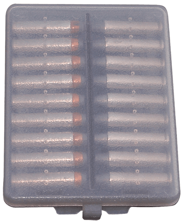 MTM Case-Gard W183841 Ammo Wallet  Handgun 357 Mag/38 Cal. 18rd Clear Smoke Polymer