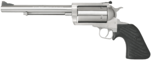 Magnum Research BFR500SW7 BFR Long Cylinder Large Frame 500 S&W Mag 5 Shot  7.50″ Brushed Stainless Steel Barrel  Cylinder & Frame  Black Rubber Grip  Exposed Hammer