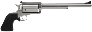 Magnum Research BFR500SW10 BFR Long Cylinder Large Frame 500 S&W Mag 5 Shot  10″ Brushed Stainless Steel Barrel  Cylinder & Frame  Black Rubber Grip  Exposed Hammer