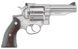 Ruger 5059 Redhawk *MA Compliant 357 Mag 4.20″ Barrel 8rd Triple-Locking Cylinder Satin Stainless Steel Hardwood Grip Transfer bar Safety Ruger 5059 Redhawk *MA Compliant 357 Mag 4.20″ Barrel 8rd Triple-Locking Cylinder Satin Stainless Steel Hardwood Grip Transfer bar Safety
