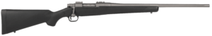 Mossberg 28008 Patriot Synthetic 6.5 Creedmoor 5+1 22″ Fluted Barrel w/Recessed Match Crown   Cerakote Stainless Steel  Spiral-Fluted Bolt  Synthetic Stock  Drop Box Magazine  Adjustable LBA Trigger