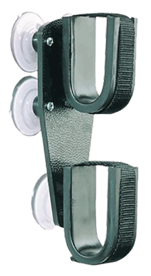 Rugged Gear 10020 Suction Cup Gun Rack Black Metal Universal Rugged Gear 10020 Suction Cup Gun Rack Black Metal Universal